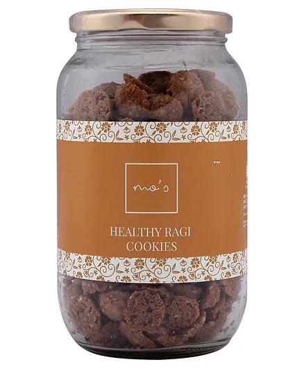 Mo's Bakery Ragi & Jaggery Cookies Jar - 400 gm