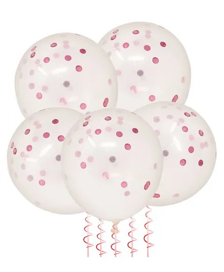 Fiddlerz Confetti Balloons Combo Multicolor - Pack of 5