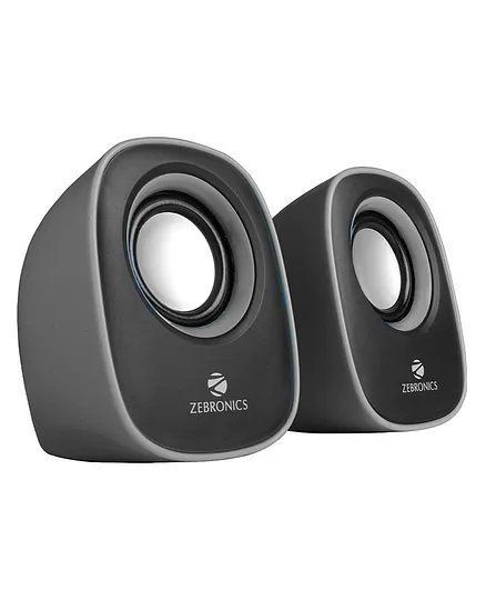 Zebronics Zeb Pebble New 2.0 Multimedia Speaker - Black
