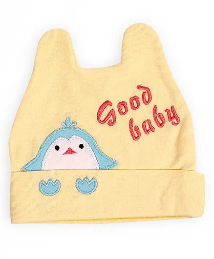 Tahanis Good Baby Design Cap - Yellow