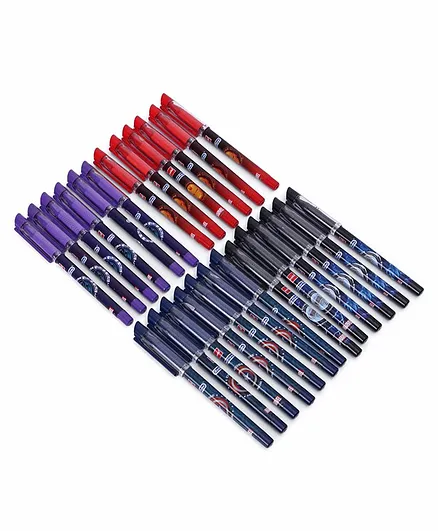 Cello Butterflow Avengers Ball Pen Pack of 25 - Red Blue