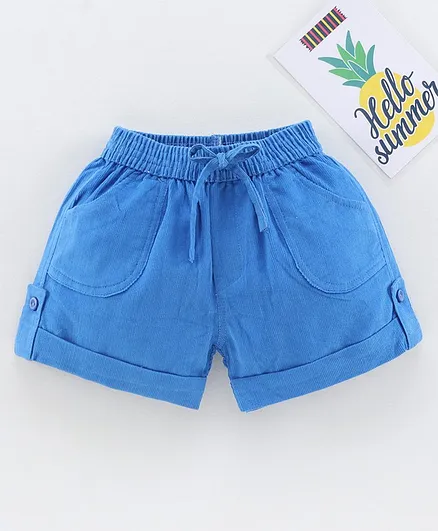 Wonderchild Solid Color Shorts - Blue