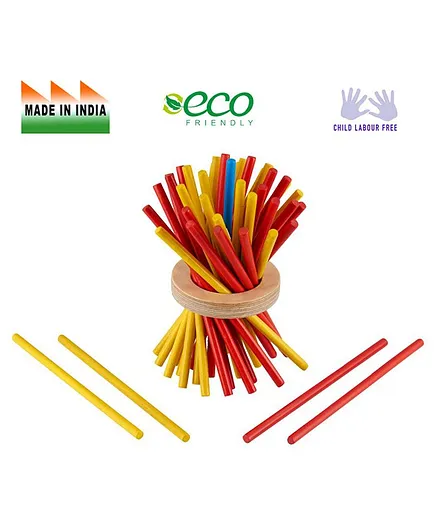 Eduedge Ring Balance Wooden Toy Game - 41 Sticks