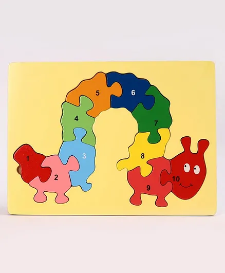 Meraki Caterpillar Jigsaw Puzzle - 10 Pieces
