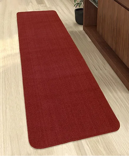 Saral Home Anti-Skid Multipurpose Runner - Maroon