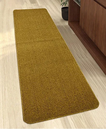 Saral Home Anti-Skid Multipurpose Runner - Golden