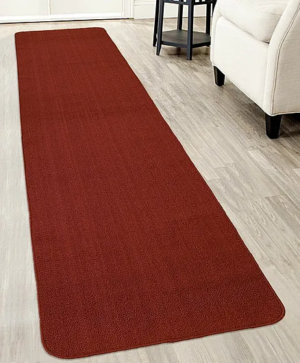 Saral Home Anti-Skid Multipurpose Runner - Maroon