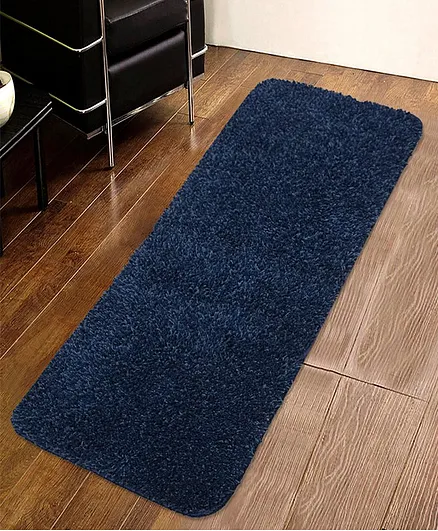 Saral Home Cotton Floor Runner - Navy