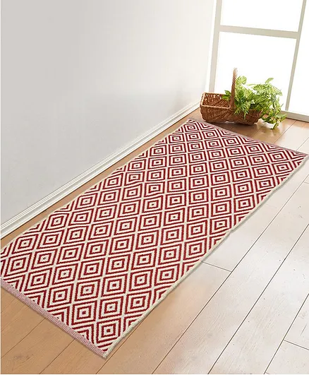 SWHF Multiuse Cotton Runner Mat - Red