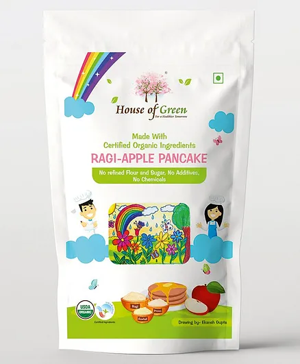 House of Green Ragi Apple Pancake Premix - 200 gm