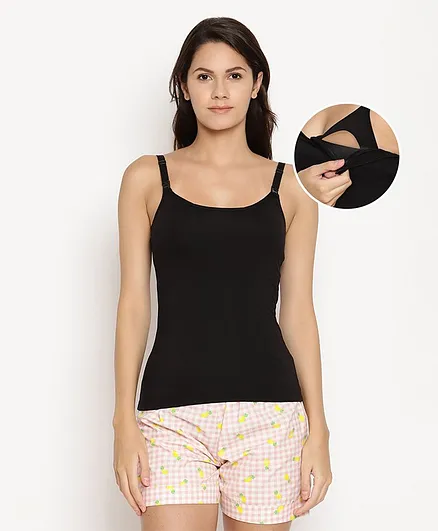 Bella Mama Maternity Camisole - Black