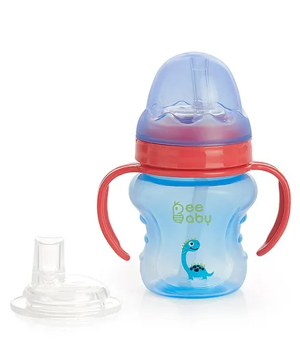 BeeBaby 2 in 1 Spout & Straw Sippy Cup Blue - 150 ml