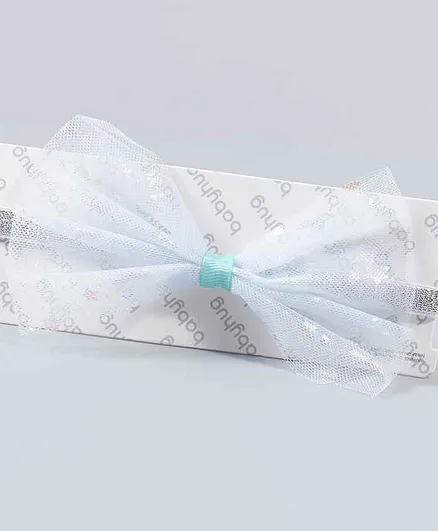 Babyhug Headbands with Bow Motif - Blue
