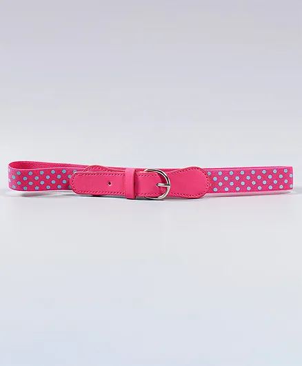 Babyhug Free Size Polka Dotted Belt - Pink