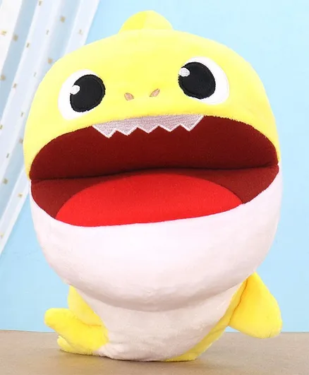 Baby Shark Plush Puppet Soft Toy Yellow - Height 27 cm