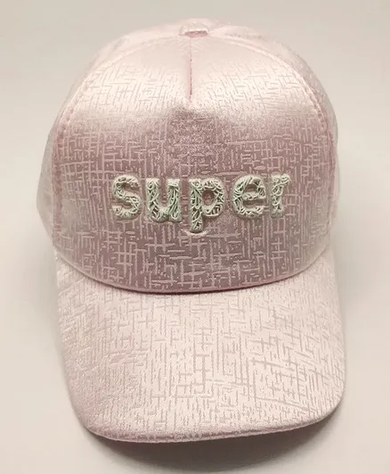 Kid-O-World Super Embossed Shiny Cap - Circumference 22cm - Pink