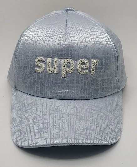 Kid-O-World Super Embossed Shiny Cap - Circumference 22cm - Blue
