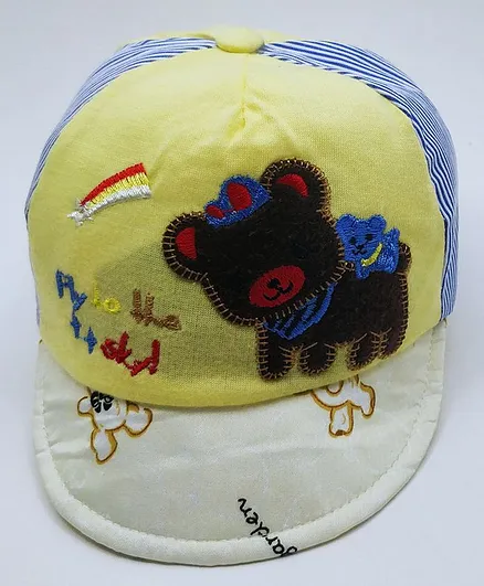 Kid-O-World Dog Patch Detailing Cap - Yellow