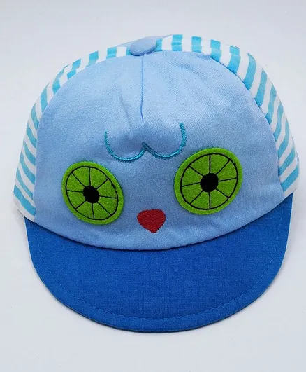 Kid-O-World Big Eyes Patch Detailing Cap - Blue