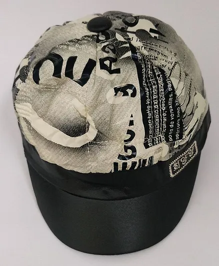 Kid-O-World Leather Textured Cap - Cream