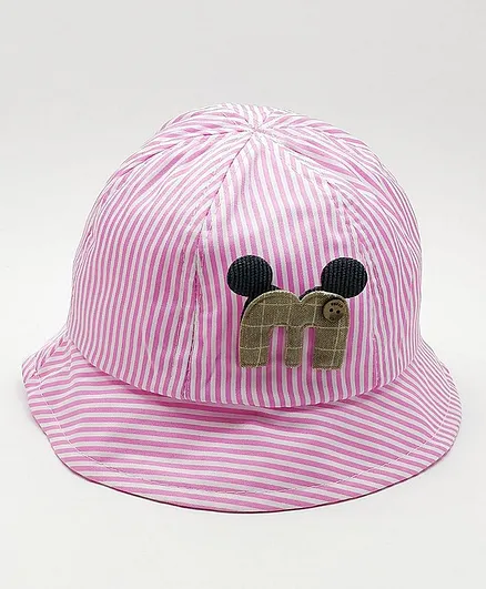 Kid-O-World Striped Hat - Pink
