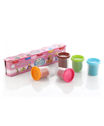 Aditi Toys Creative Dough Refill Pack of 5 - Multicolor