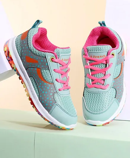 Pine Kids Sports Shoes - Green