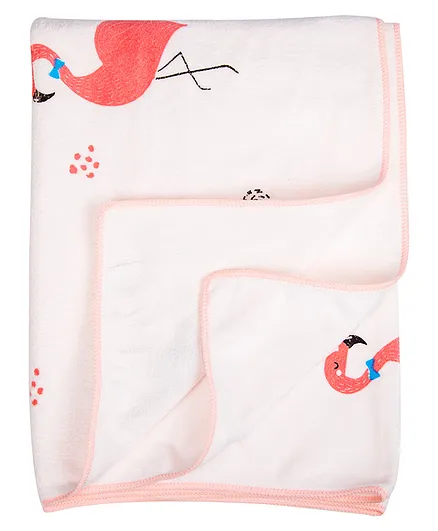 Mee Mee Towel Bear Print - Pink
