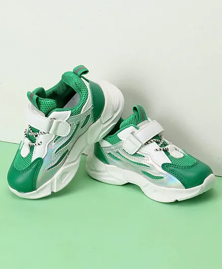 Hoppipola Color Block Casual Shoes - Green