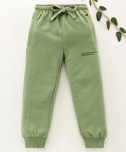 Ed-a-Mamma Full Length Washed Knit Joggers - Olive