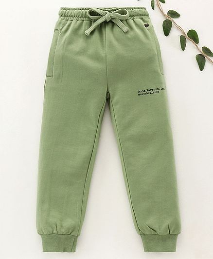 Ed-a-Mamma Full Length Washed Knit Joggers - Olive