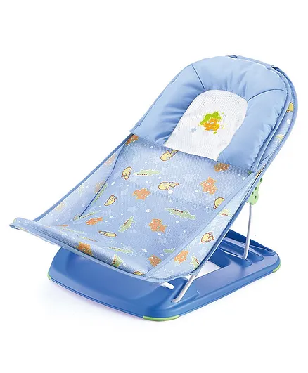 Mastela Deluxe Baby Bather Animal Print - Blue