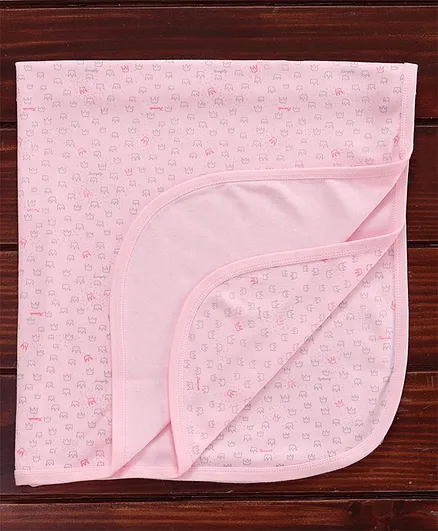 Simply Cotton Wrapper Crown Print - Pink