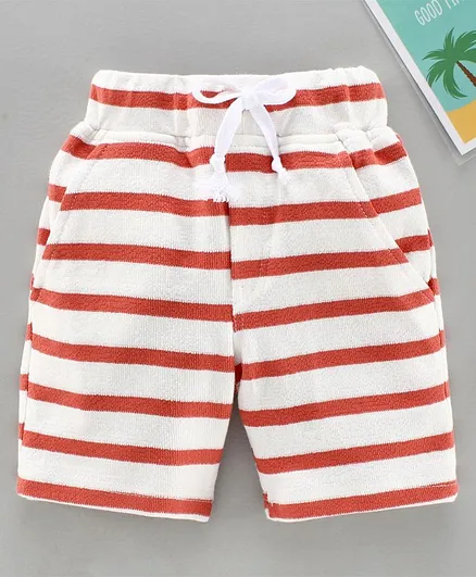Rikidoos Striped Shorts - White