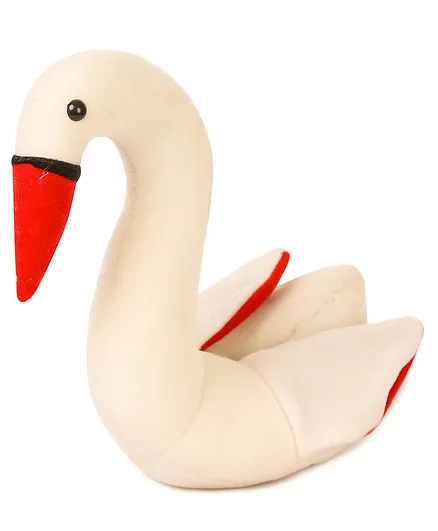 Deals India Swan Soft Toy White - Height 22 cm