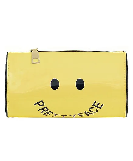 Vismiintrend Multifunction Handbag Smiley Print - Yellow