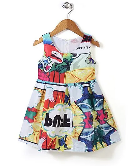 Peach Giirl Dress - Multicolour