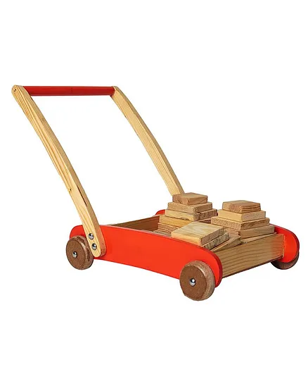 Rocking Potato Baby Push Cart Walker - Orange