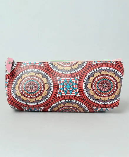 TMW Kids Tribal Aztec Print Pouch - Red