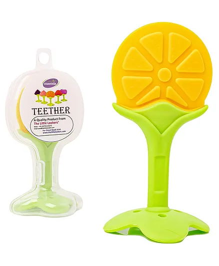 Mastela Fruit Shaped Silicone Teether - Orange