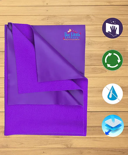 The Little Lookers Baby Dry Sheet Small - Purple