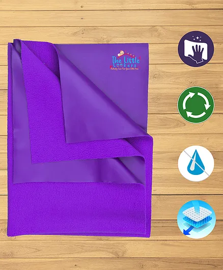 The Little Lookers Baby Dry Sheet Medium - Purple