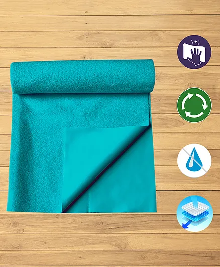 The Little Lookers Baby Dry Sheet Medium - Green