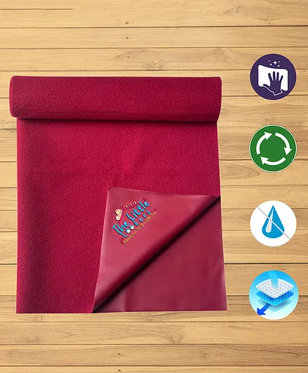 The Little Lookers Baby Dry Sheet Medium - Maroon