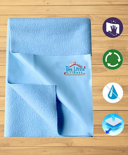 The Little Lookers Baby Dry Sheet Medium - Sky Blue