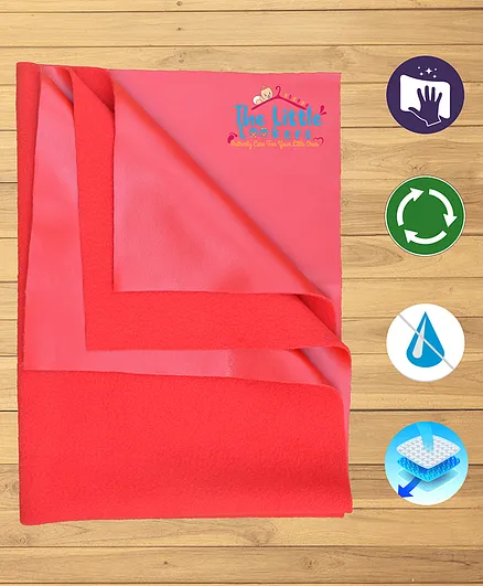 The Little Lookers Baby Dry Sheet Large - Red
