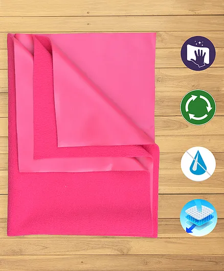 The Little Lookers Baby Dry Sheet Large - Dark Pink