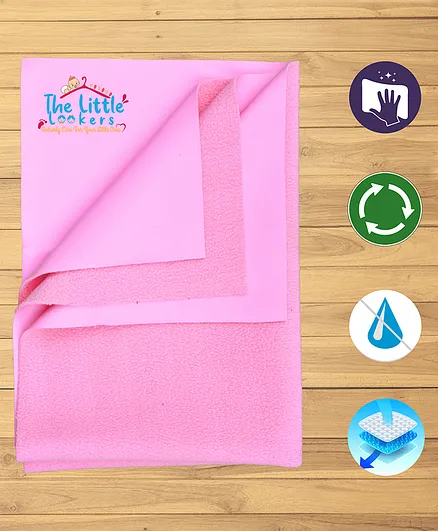 The Little Lookers Baby Dry Sheet Large - Light Pink