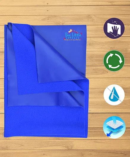 The Little Lookers Baby Dry Sheet Large - Navy Blue