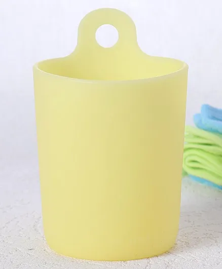 Tooth Brush Holder with Hook - Yellow
